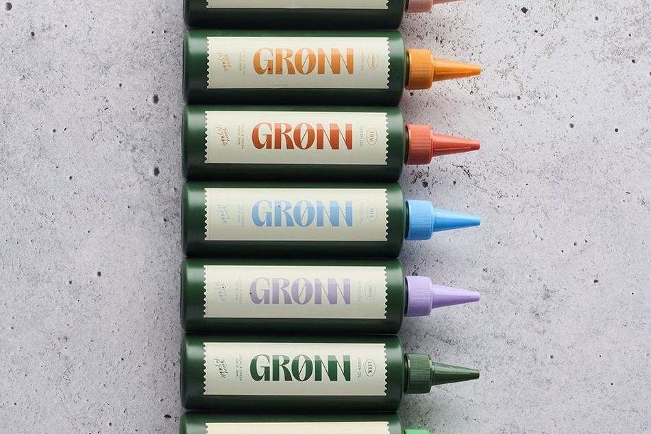 Grønn herb and vegetable oils